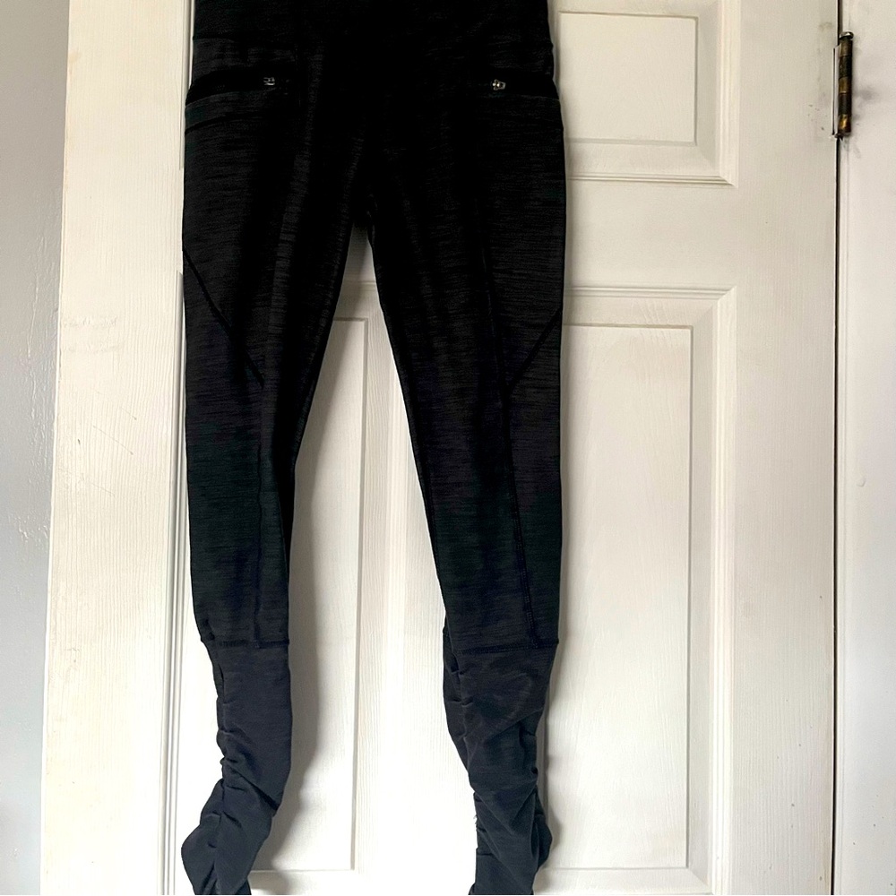 Lululemon Leggings with Ruched Ankle